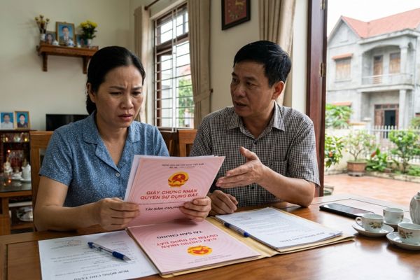 Chồng tự ý cho tặng nhà đất là tài sản chung: Vợ có quyền khởi kiện hủy hợp đồng?