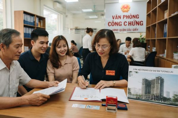 Công chứng tặng cho tài sản hình thành trong tương lai: Những điểm mới cần biết