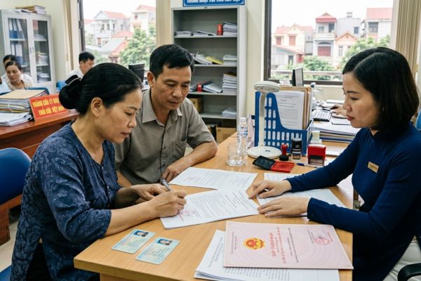 Công chứng thỏa thuận phân chia đất trong thời kỳ hôn nhân