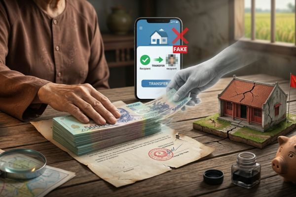 Đặt cọc mua đất đai qua mạng và ủy quyền cọc hộ: Rủi ro mất trắng tiền cọc
