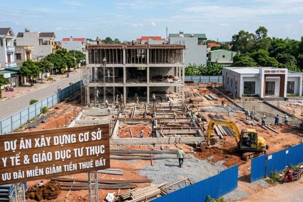 Đất xây dựng cơ sở y tế, giáo dục tư thục: Ưu đãi tiền thuê đất