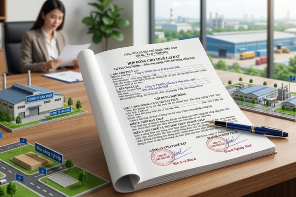 Doanh nghiệp cho thuê lại đất trong khu công nghiệp: Mẫu hợp đồng chuẩn
