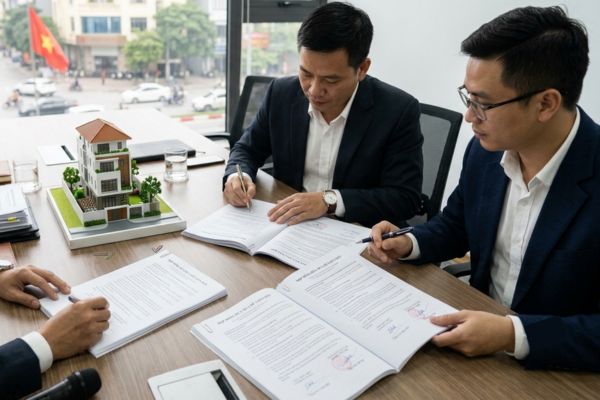 Lập hợp đồng hứa mua hứa bán đất giữa hai doanh nghiệp: Tính pháp lý