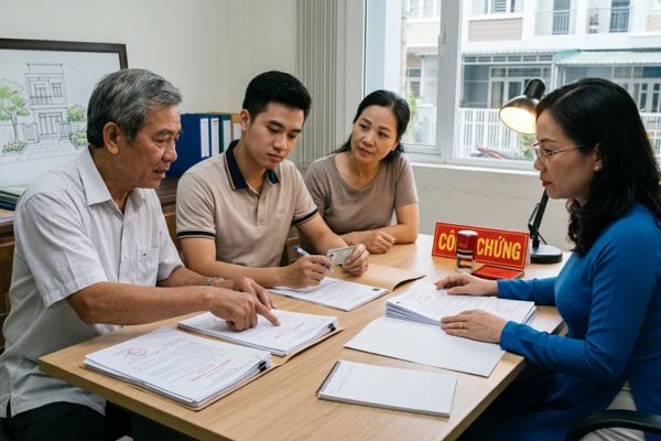 Tặng cho nhà đất cho hai con nhưng một đứa từ chối: Lập hợp đồng công chứng thế nào?