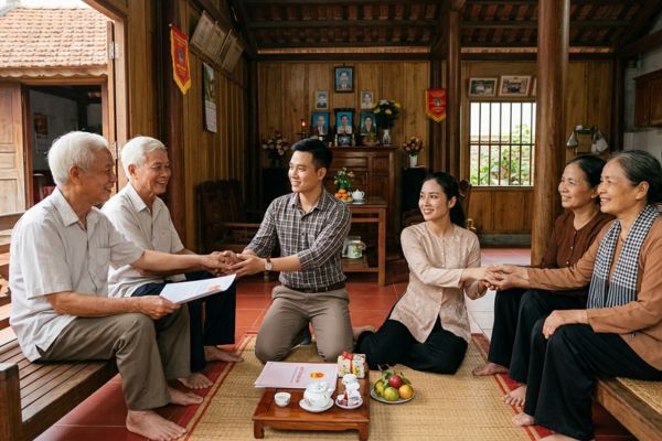 Tặng cho nhà đất có kèm nghĩa vụ phụng dưỡng hai bên bố mẹ chồng/vợ