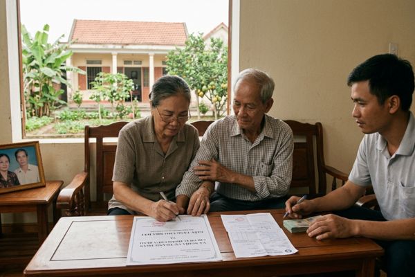 Tặng cho nhà đất có kèm nghĩa vụ thanh toán chi phí khám chữa bệnh cho bên tặng cho