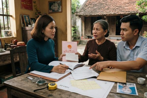 Tặng cho nhà đất dính tranh chấp tài sản sau khi chia thừa kế: Lời khuyên pháp lý