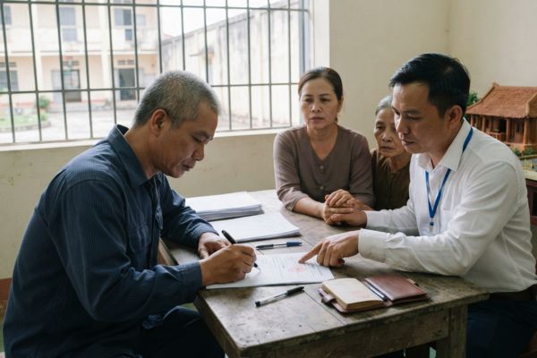 Thủ tục công chứng tặng cho nhà đất đối với người đang sinh sống tại nhà tù/trại giam