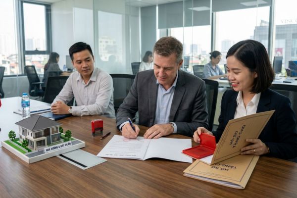 Thủ tục tặng cho tài sản đối với các doanh nghiệp, tổ chức có vốn đầu tư nước ngoài