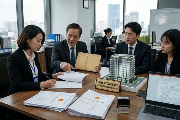 Thủ tục tặng cho tài sản là phần vốn góp trong công ty TNHH có yếu tố nước ngoài