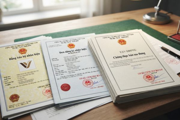 Chứng thực bản sao Đơn đăng ký nhãn hiệu, Bằng bảo hộ sở hữu trí tuệ