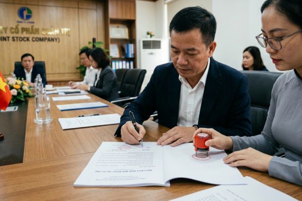 Chứng thực chữ ký trên biên bản họp Hội đồng quản trị công ty cổ phần