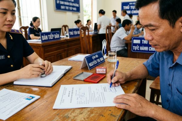 Chứng thực chữ ký trên đơn xin cấp phép tổ chức sự kiện cộng đồng