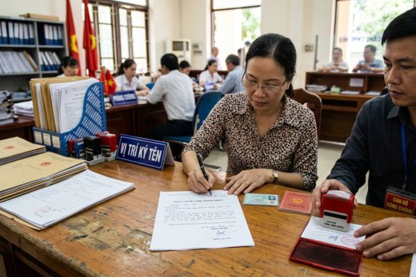Chứng thực chữ ký trên giấy cam kết chịu trách nhiệm về tính chính xác của hồ sơ