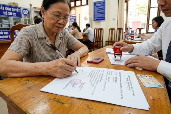 Chứng thực chữ ký trên giấy ủy quyền nộp hồ sơ xin miễn giảm lệ phí trước bạ
