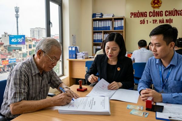 Chứng thực hợp đồng cho thuê mặt bằng đặt trạm phát sóng viễn thông (BTS)
