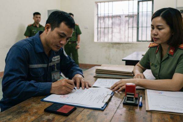 Hướng dẫn thủ tục chứng thực chữ ký cho phạm nhân đang thụ án