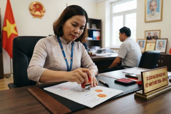 Thẩm quyền chứng thực chữ ký của Cơ quan đại diện ngoại giao Việt Nam ở nước ngoài