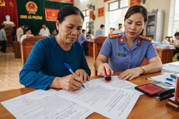 Chứng thực chữ ký trên đơn xin xác nhận quá trình công tác tại vùng khó khăn