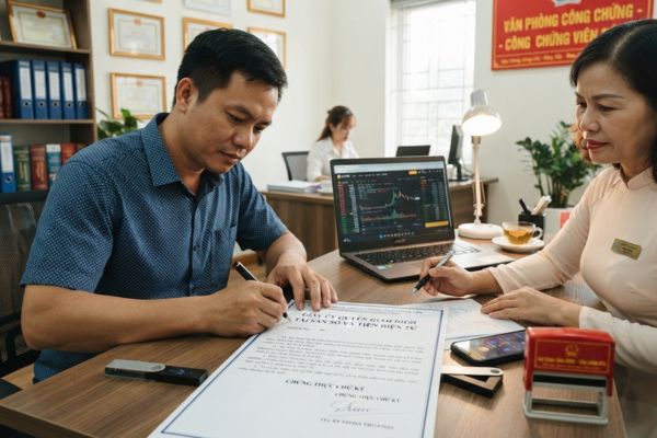 Có được chứng thực chữ ký trên giấy ủy quyền giao dịch tài sản số và tiền điện tử?