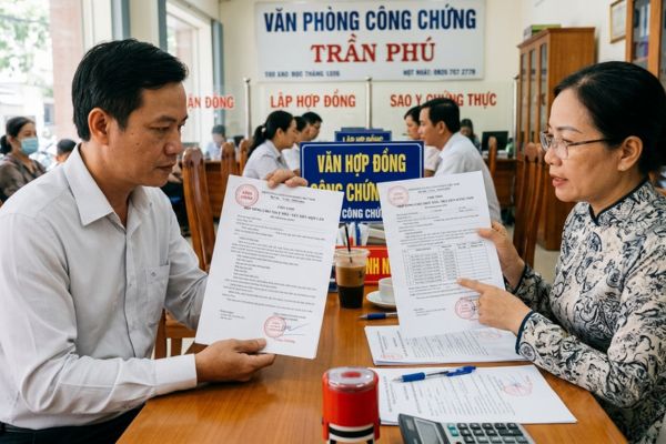 Hợp đồng cho thuê nhà trả tiền một lần hay hàng năm: Điểm khác biệt công chứng