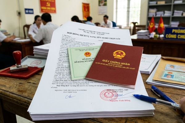 Hợp đồng dịch vụ sang tên sổ đỏ trọn gói: Quy trình thủ tục từ A-Z