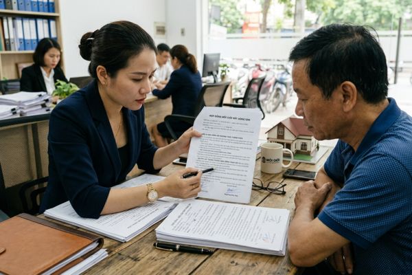 Hợp đồng môi giới bất động sản: Mẹo cài điều khoản không bị chủ nhà bùng phí