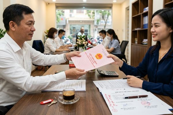 Hợp đồng mua bán nhà đất có thỏa thuận phạt vi phạm trễ hạn bàn giao