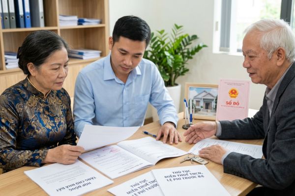 Hợp đồng tặng cho nhà đất giữa mẹ kế và con riêng: Miễn thuế thế nào?