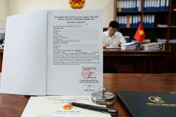 Hợp đồng thế chấp tài sản là phần vốn góp trong công ty TNHH 1 thành viên
