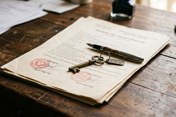 Hợp đồng thế chấp tài sản là quyền sở hữu nhà ở của hộ gia đình