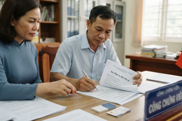 Tầm quan trọng của chứng thực chữ ký trong các hồ sơ giao dịch dân sự